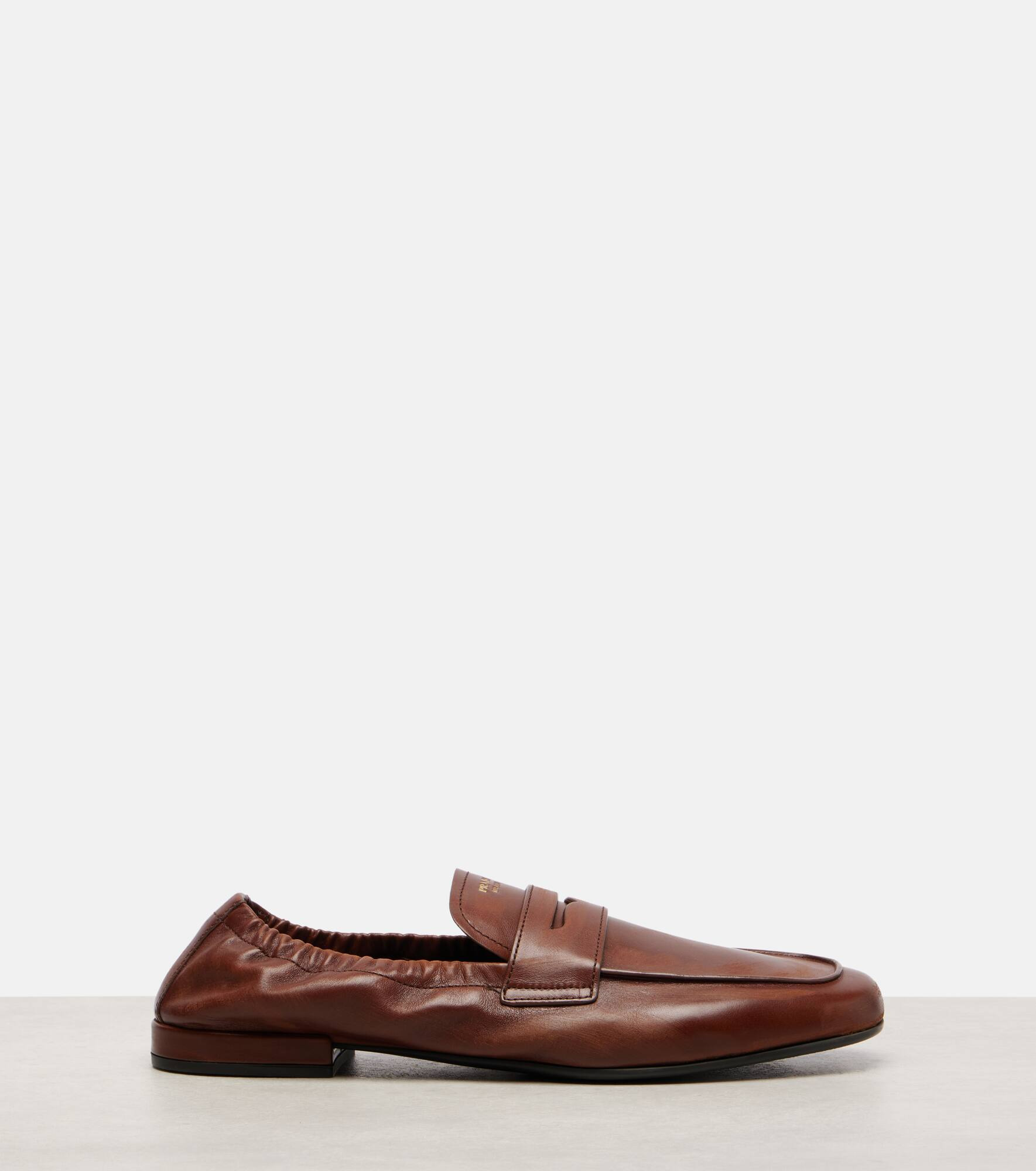 Leather penny loafers - 4