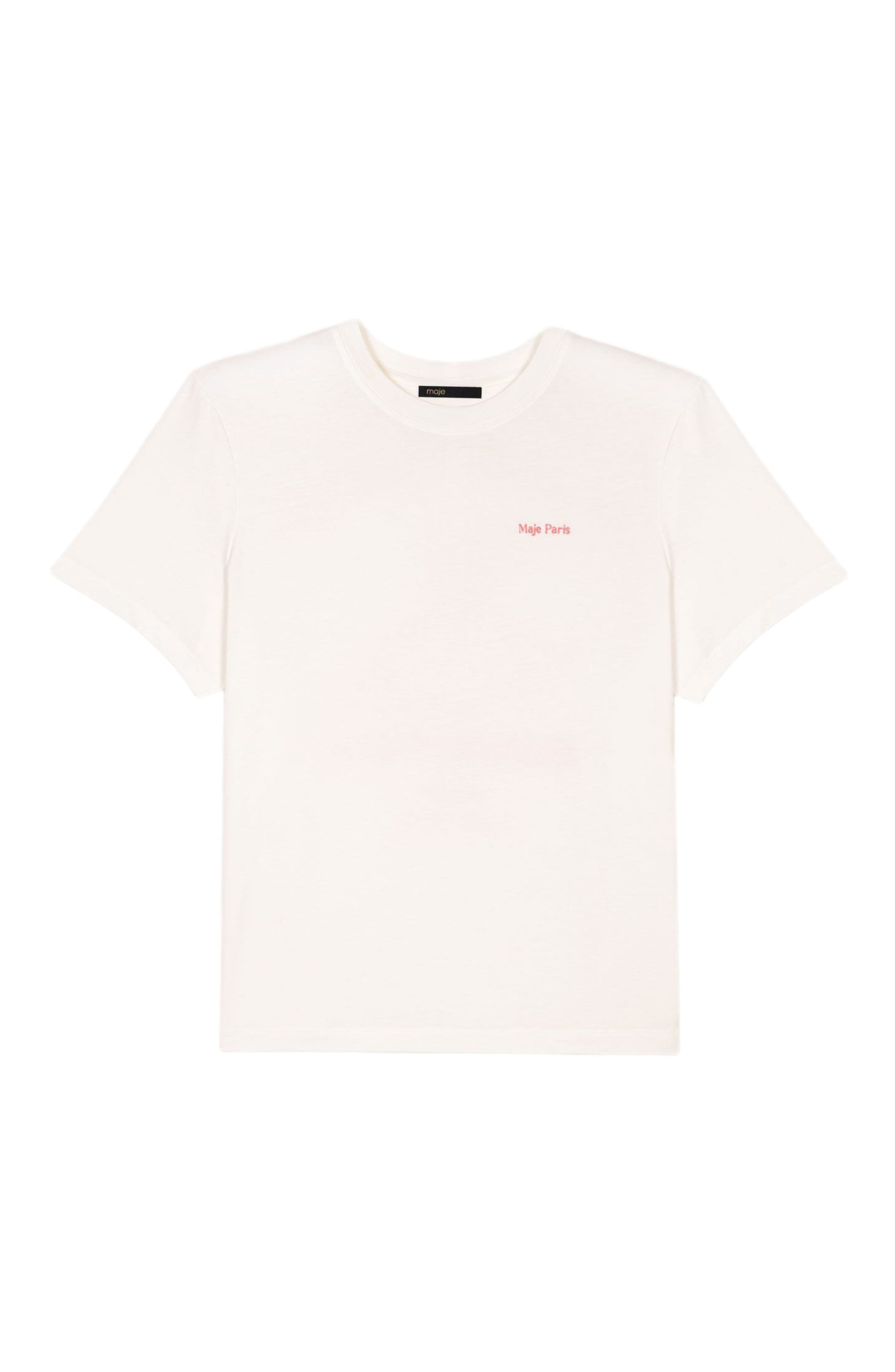 maje Printed T-shirt in Off White at Nordstrom - 6