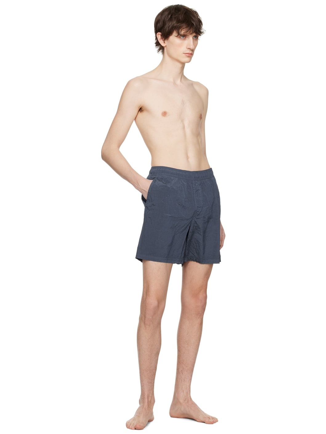 Blue Patch Swim Shorts - 4