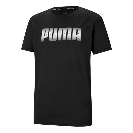 PUMA Performance Recycled Logo T-shirt 'Black' 520484-01 - 1