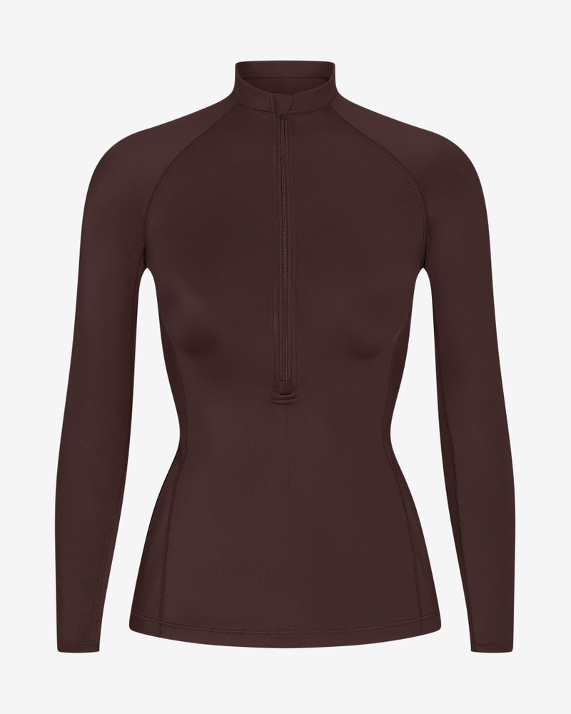 NikeSKIMS Shine Women's Long-Sleeve Half-Zip Top 6