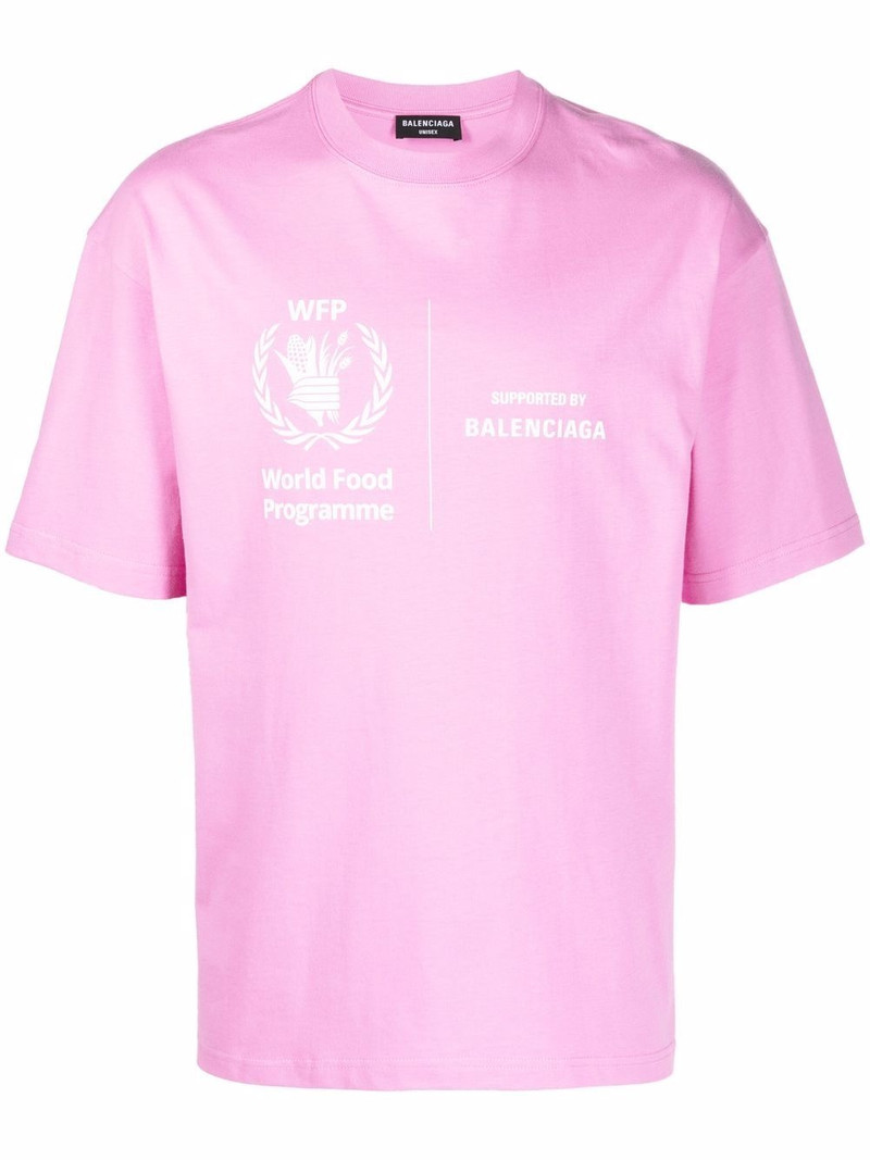 logo-print T-shirt - 1