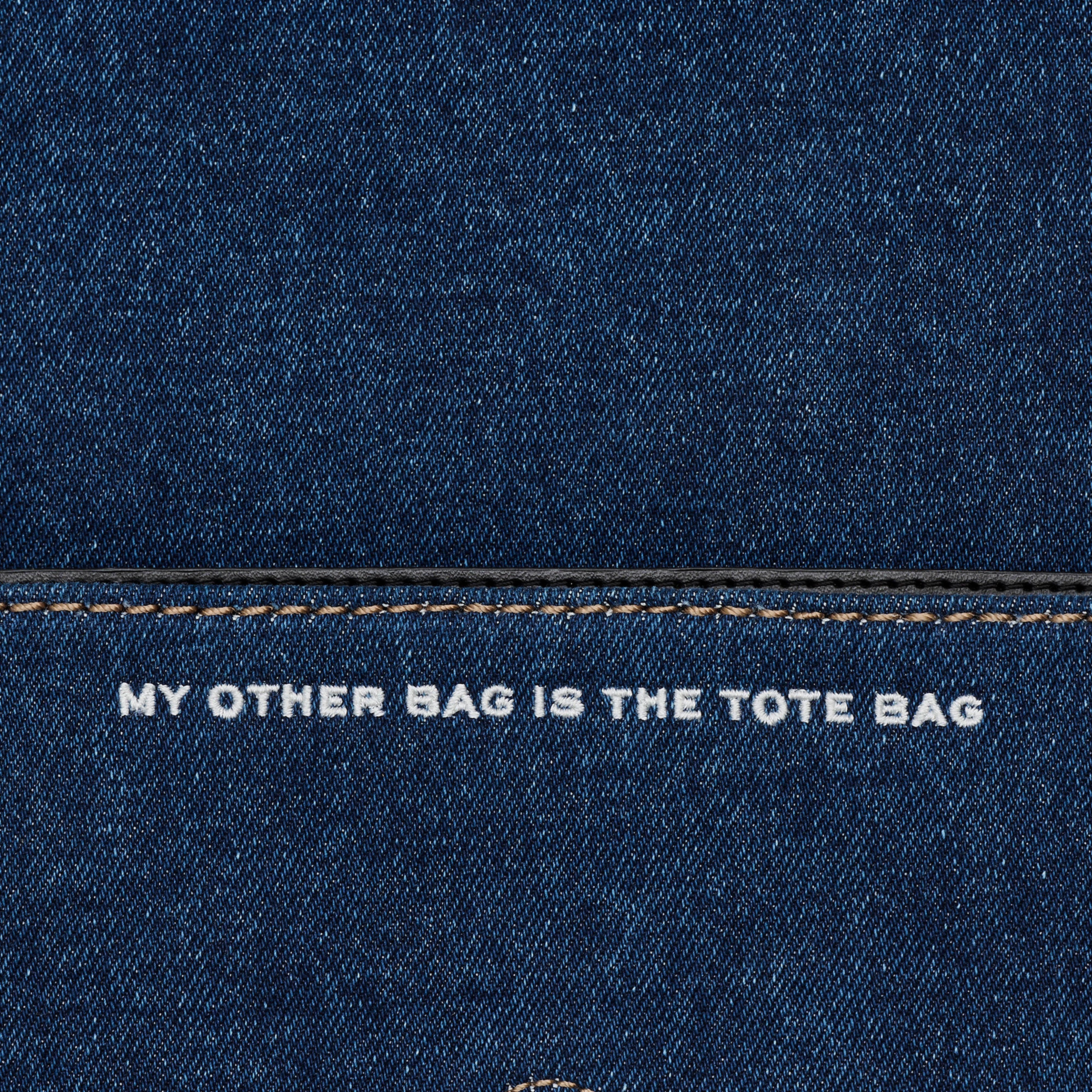 THE DENIM CHAIN MINI BAG - 7