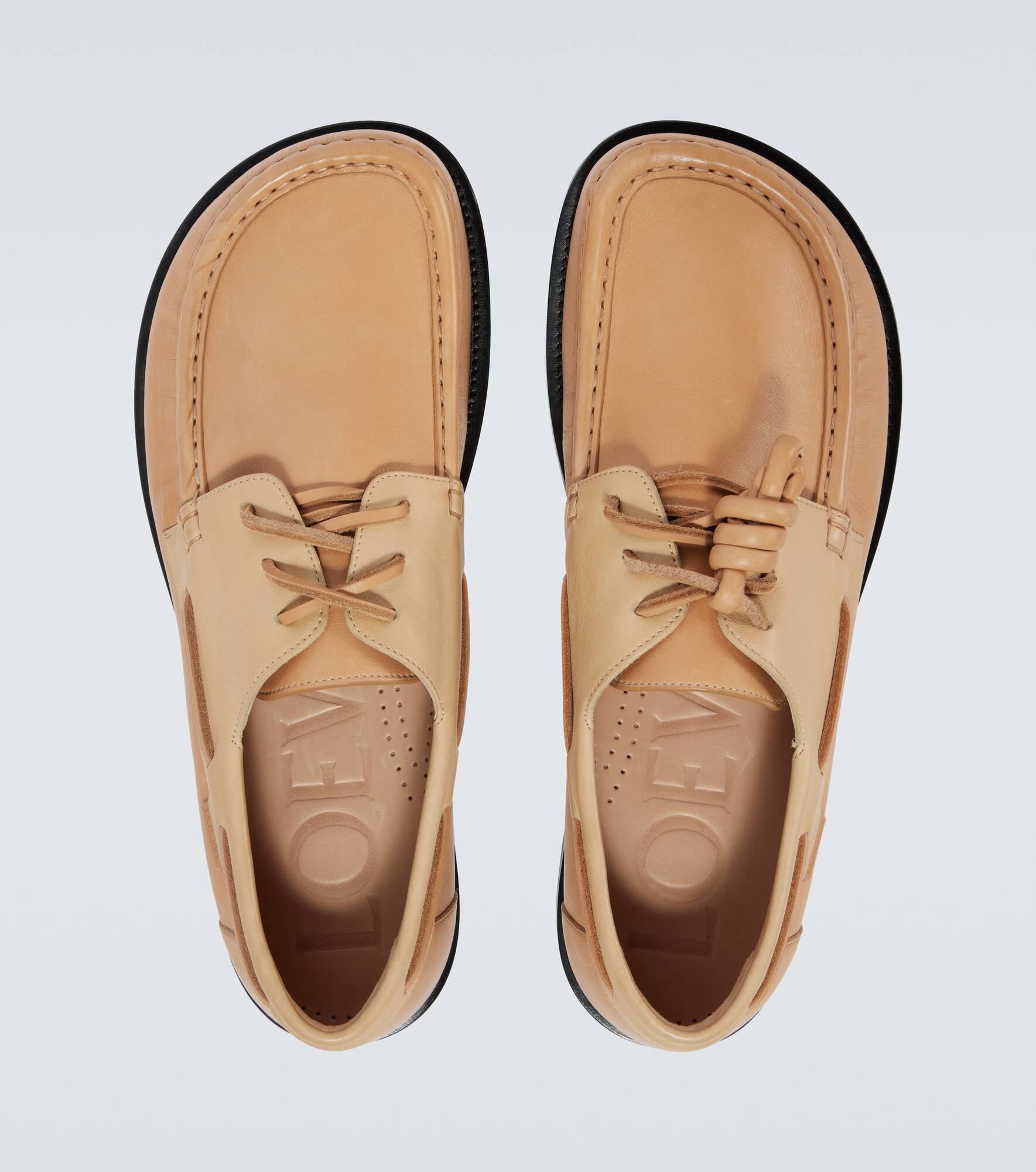 Campo leather boat shoes - 4