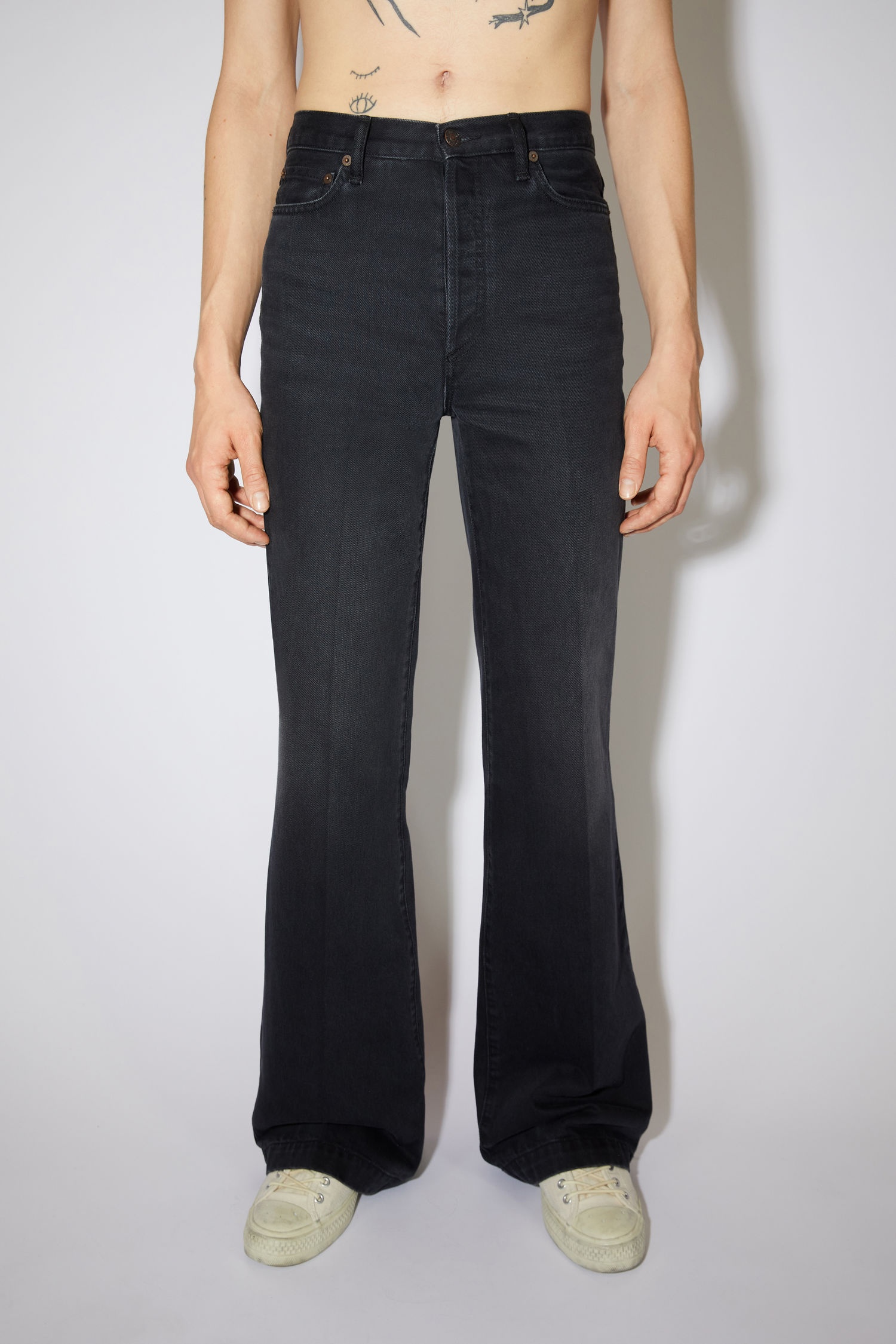 Bootcut fit jeans - Black - 2