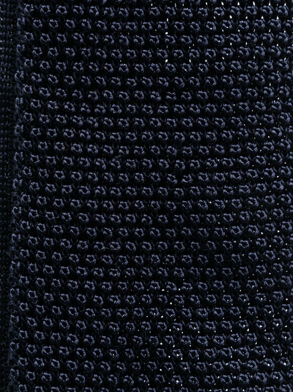 knitted silk tie - 2