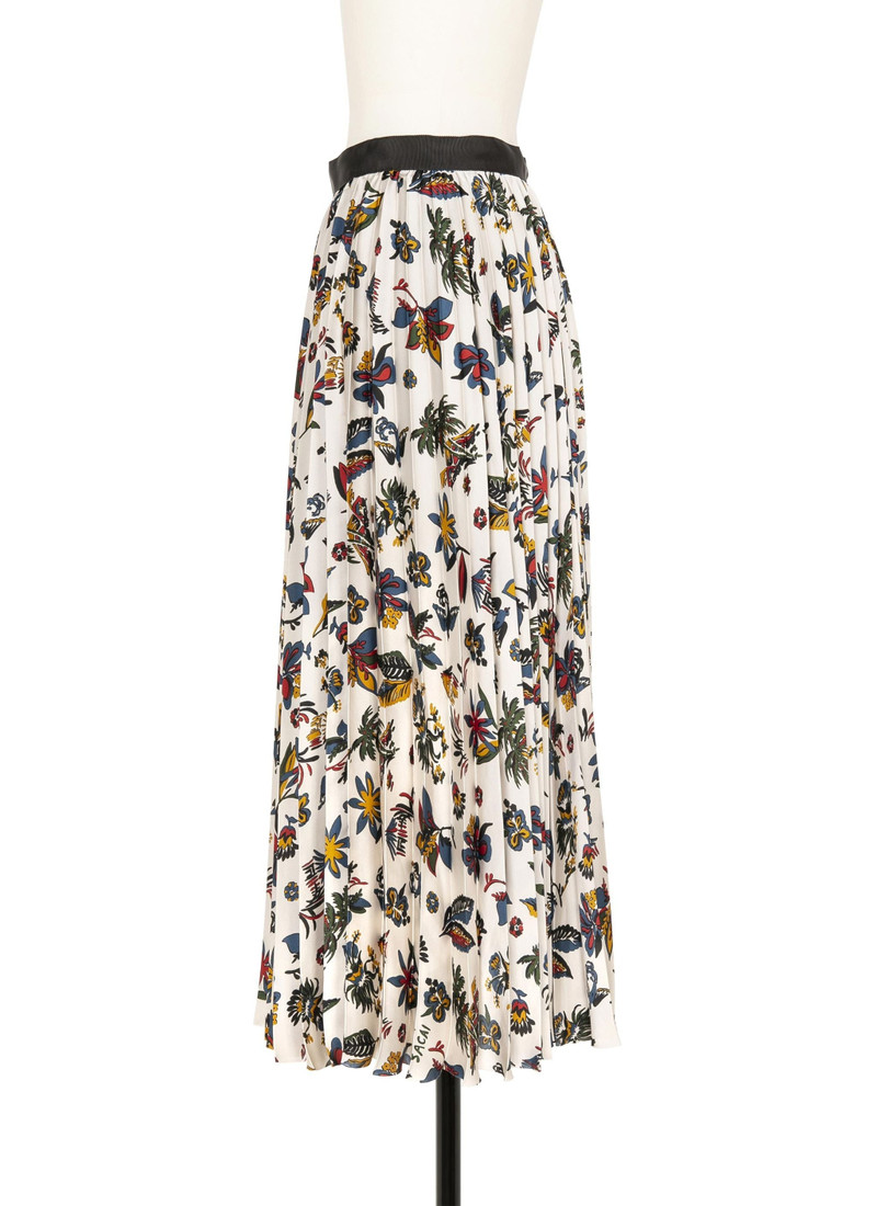 sacai Car Race / Tropical Print Skirt outlook