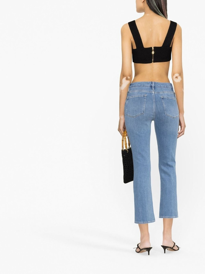 square-neck tweed crop top 3