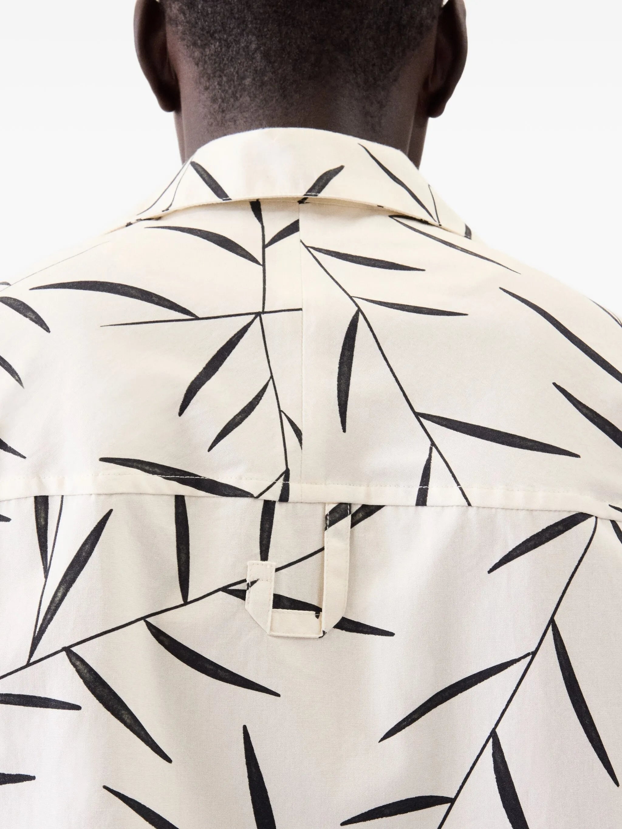 Jacquemus Leaf-print Short-sleeve Shirt - 3