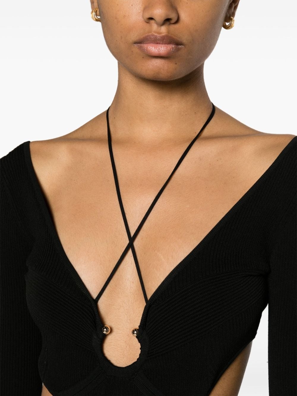 cut-out convertible dress - 5