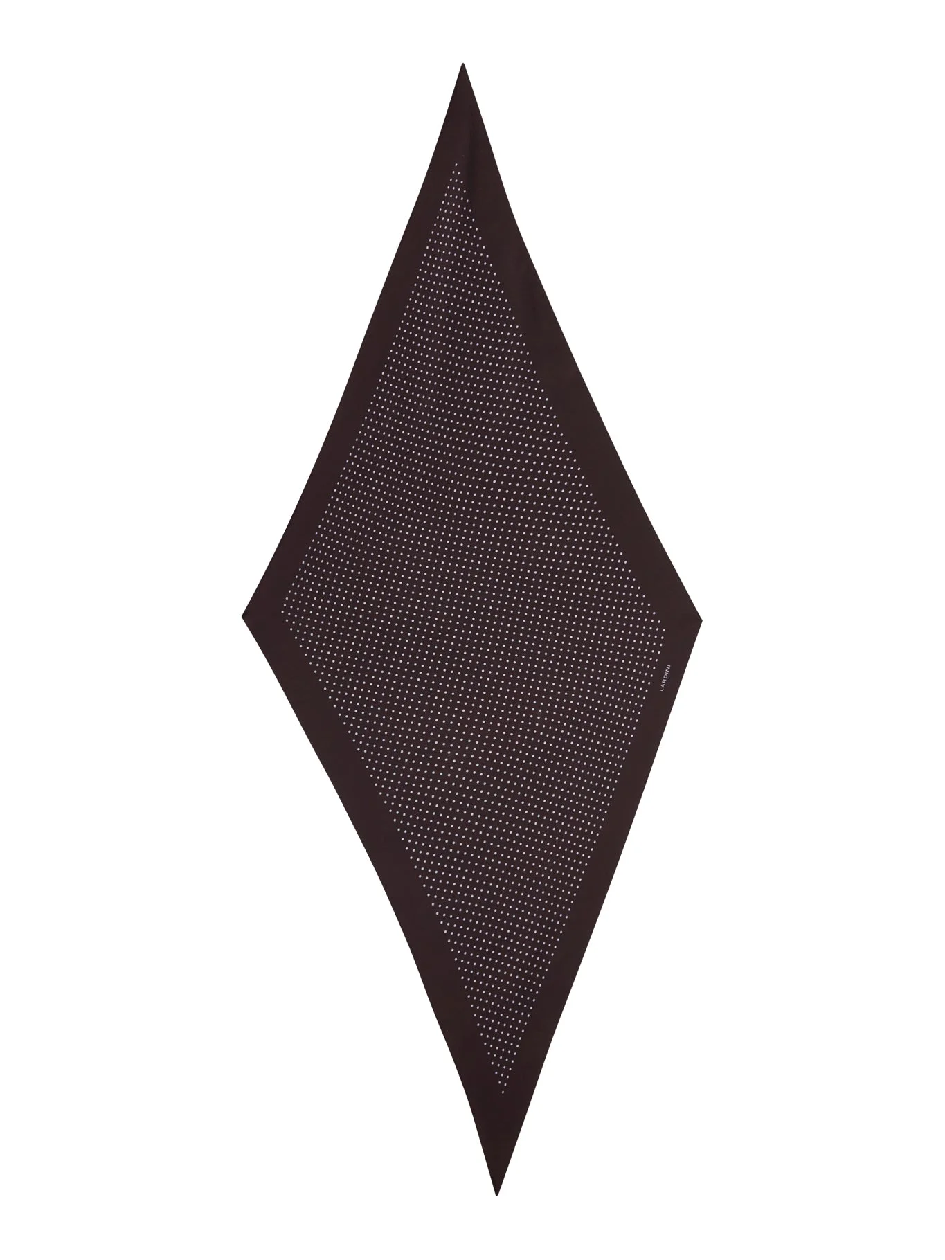 RHOMBUS SCARF WITH MICRO DOTS - 1