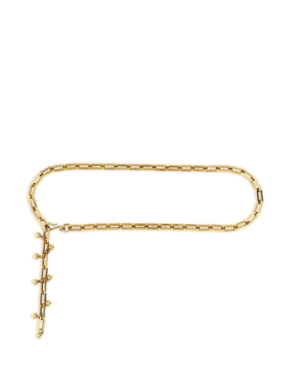 chain beaded-detail belt - 2