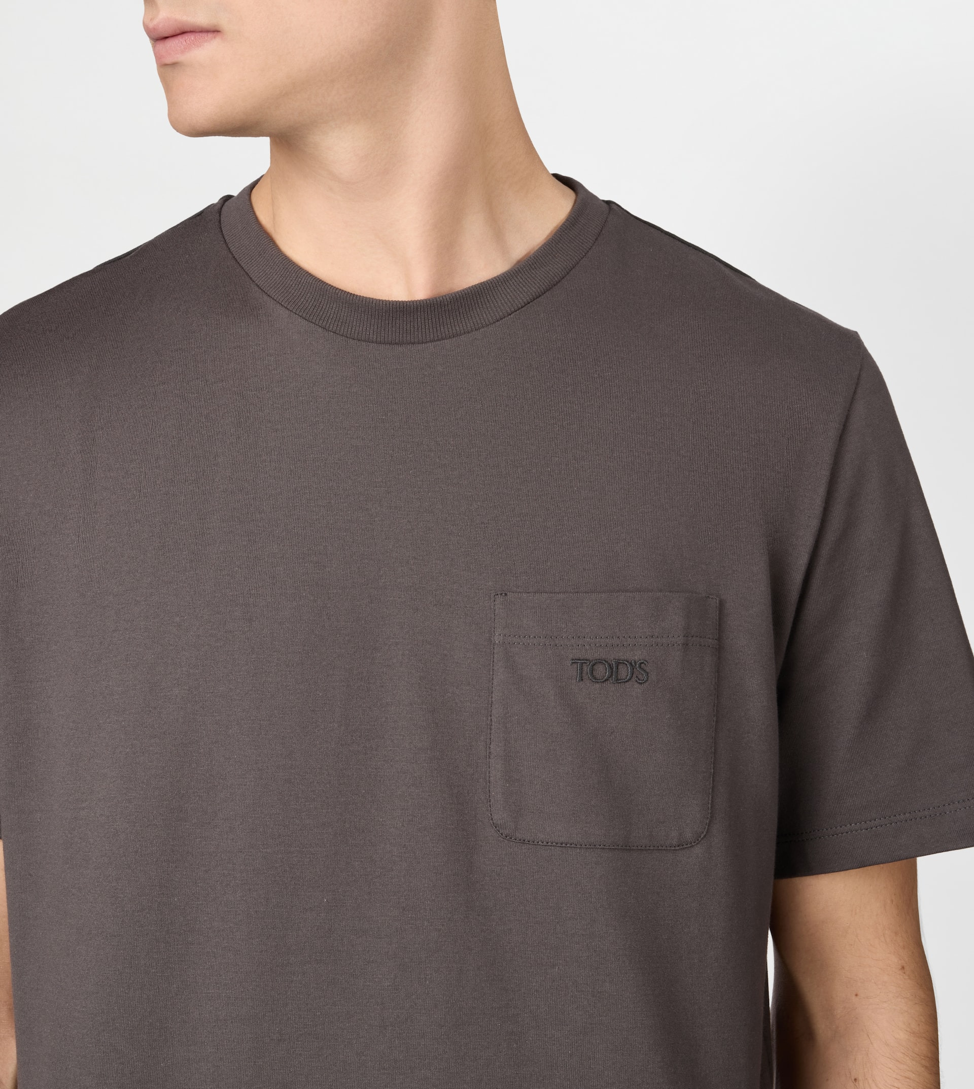 T-SHIRT IN JERSEY - GREY - 4