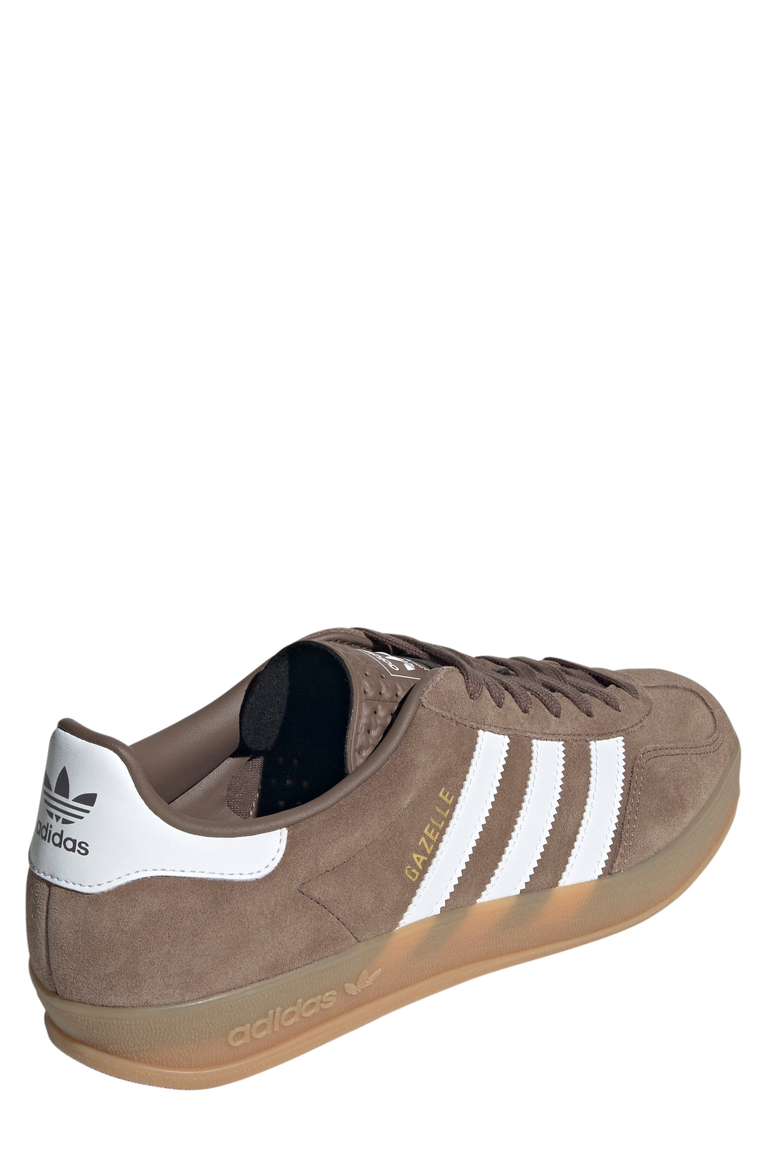 adidas Gazelle Indoor Sneaker in Earth Strata/white/gold at Nordstrom - 2