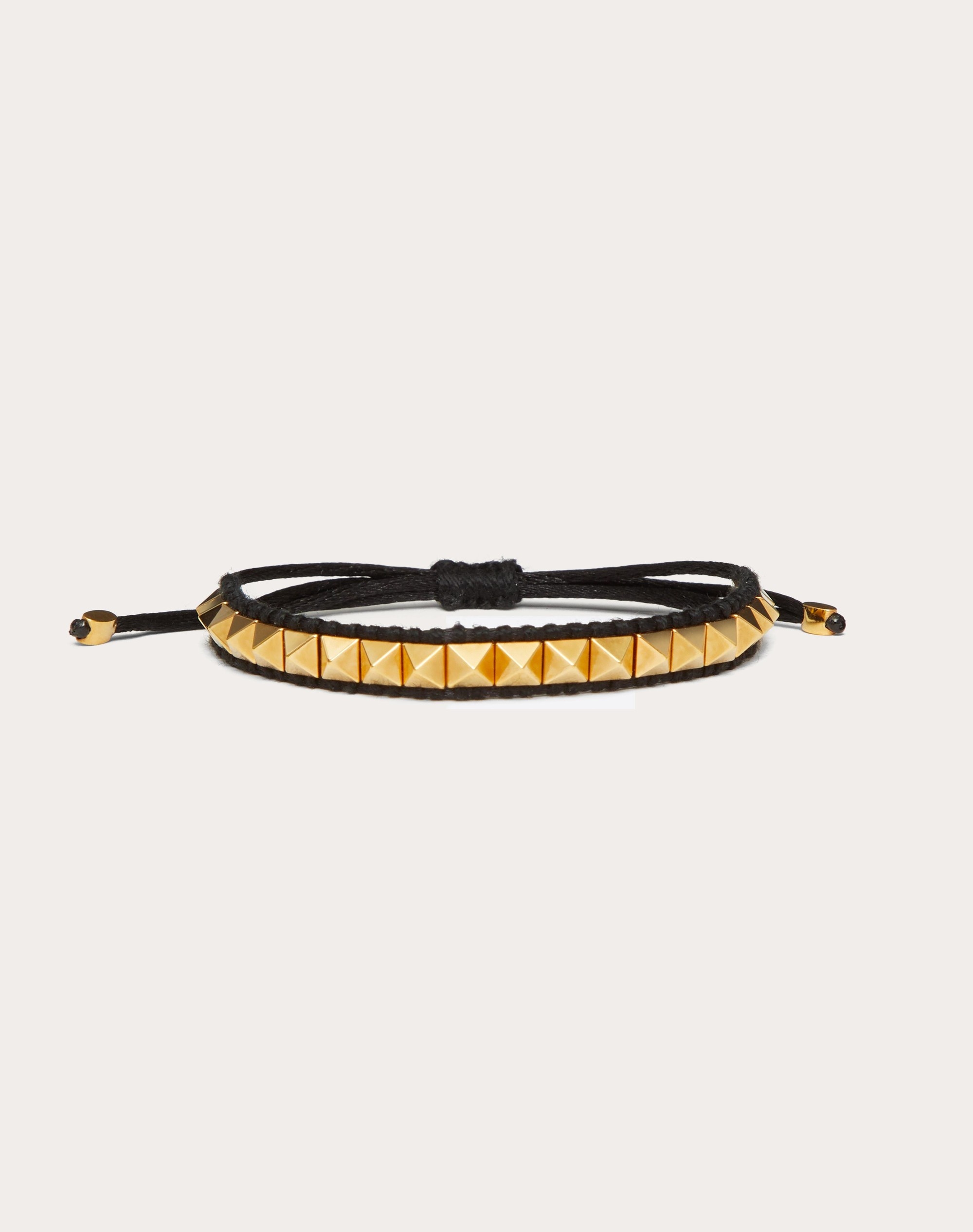 VALENTINO COLOR SIGNS BRACELET IN COTTON AND METAL - 1