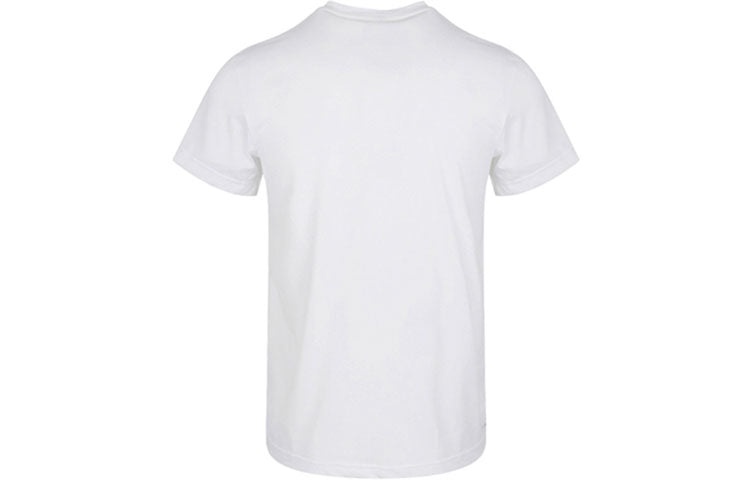 Air Jordan Poolside Chest Printing Short Sleeve White CJ6245-100 - 2