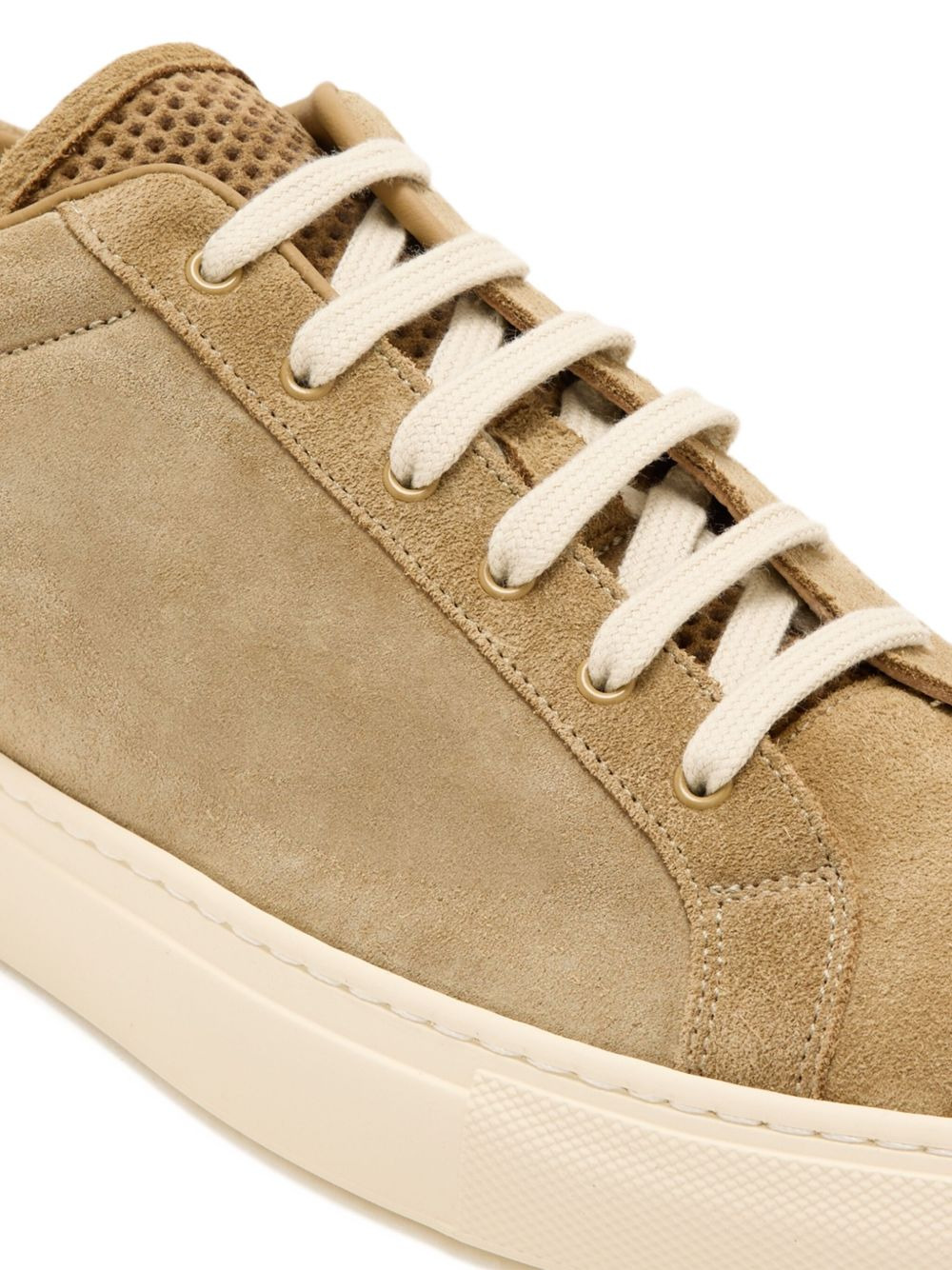 suede panelled sneakers - 3