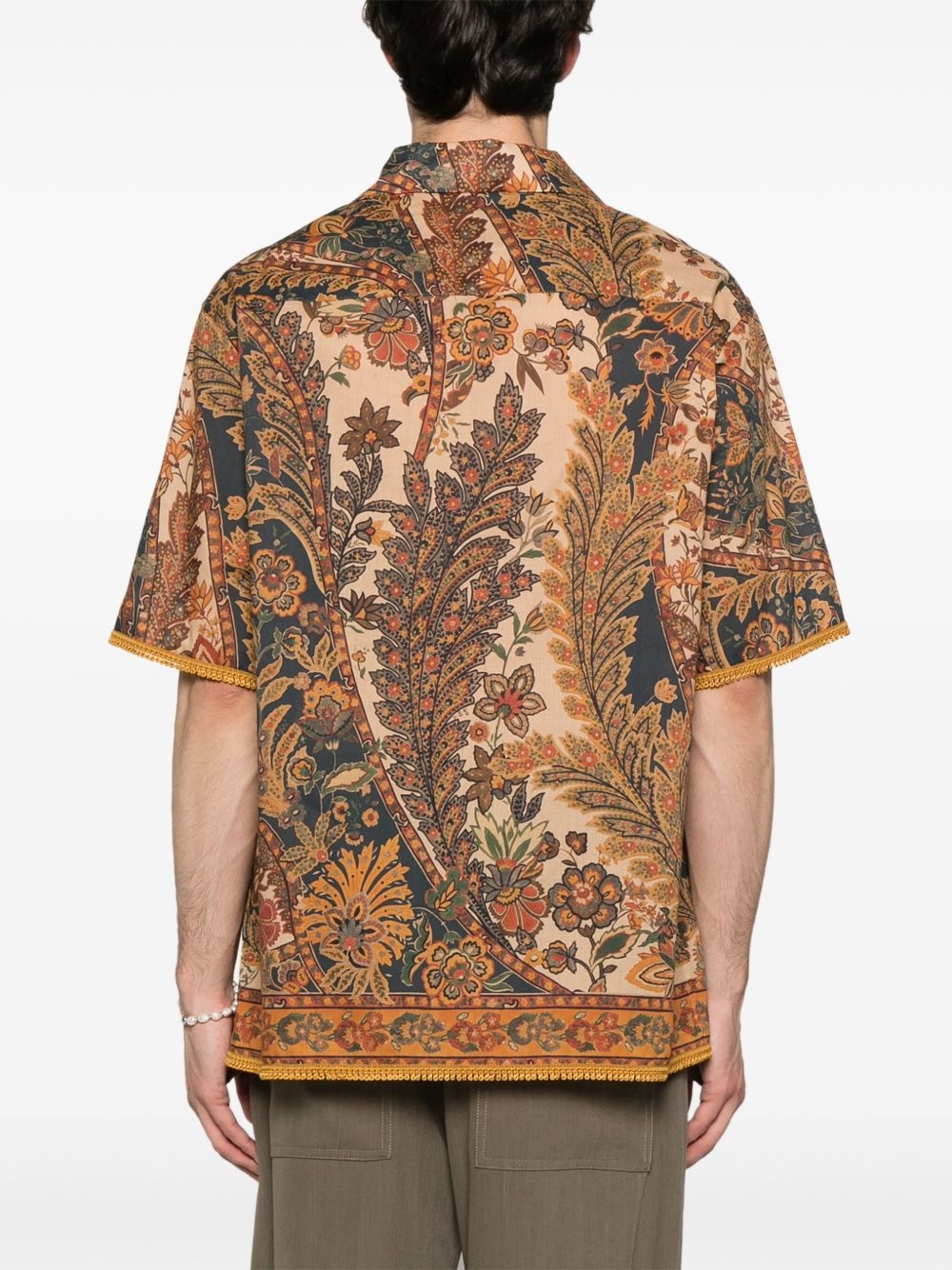 floral-print shirt - 4