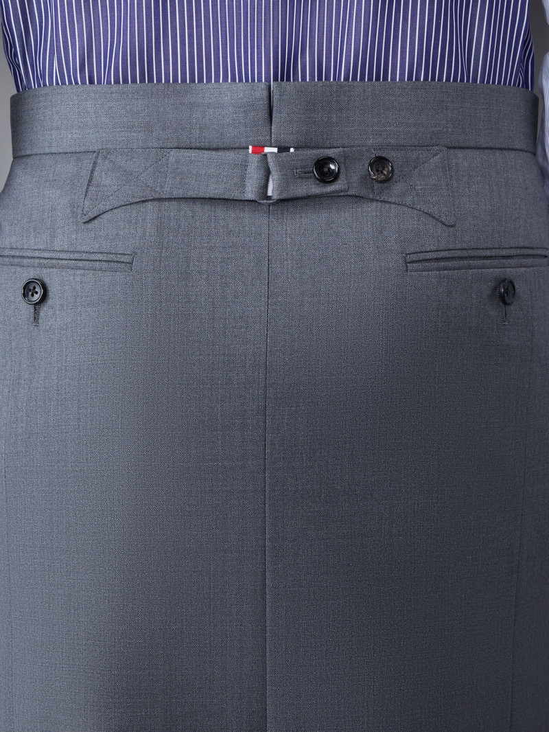 Super 120's Twill Low Rise Ankle Length Pencil Skirt 6