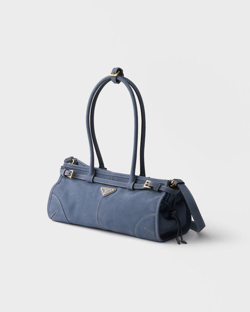 Prada Bonnie medium nubuck leather handbag 3