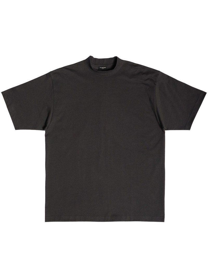 Bb Paris Strass T-Shirt 중간 적합 에 검정 Faded - 1