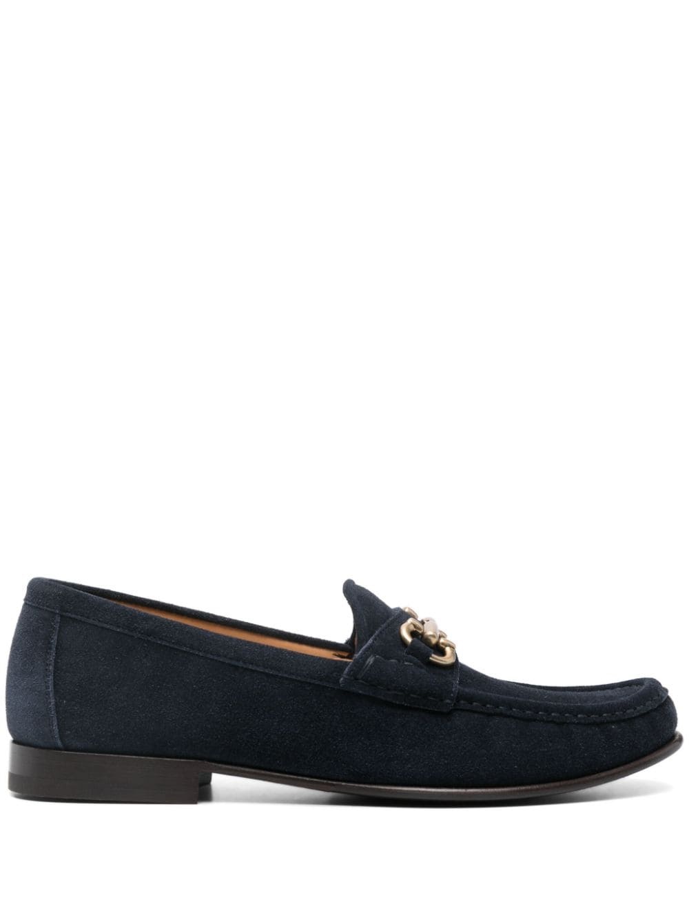 horsebit-detail suede loafers - 1