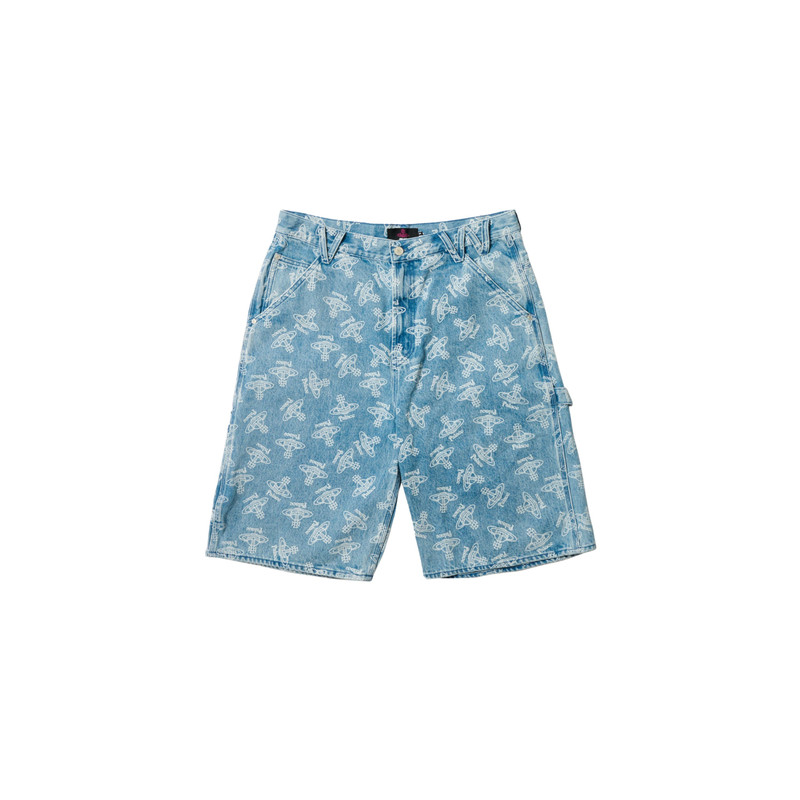 PALACE VIVIENNE WESTWOOD DENIM SHORT ORB STONE WASH - 1