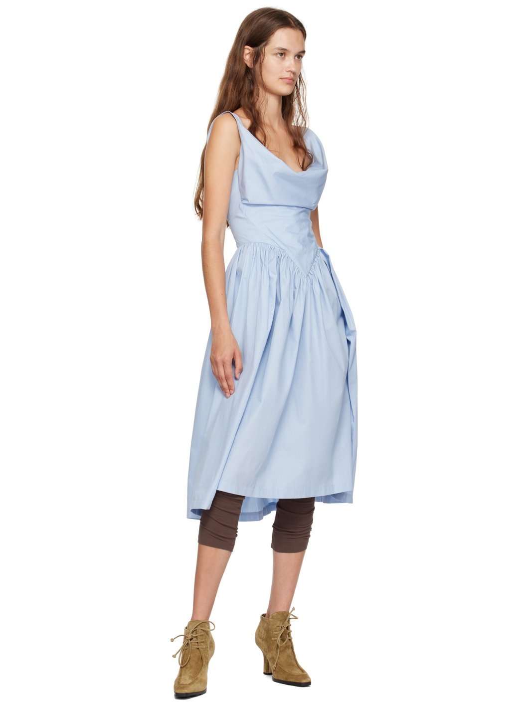 Blue Sunday Midi Dress - 4