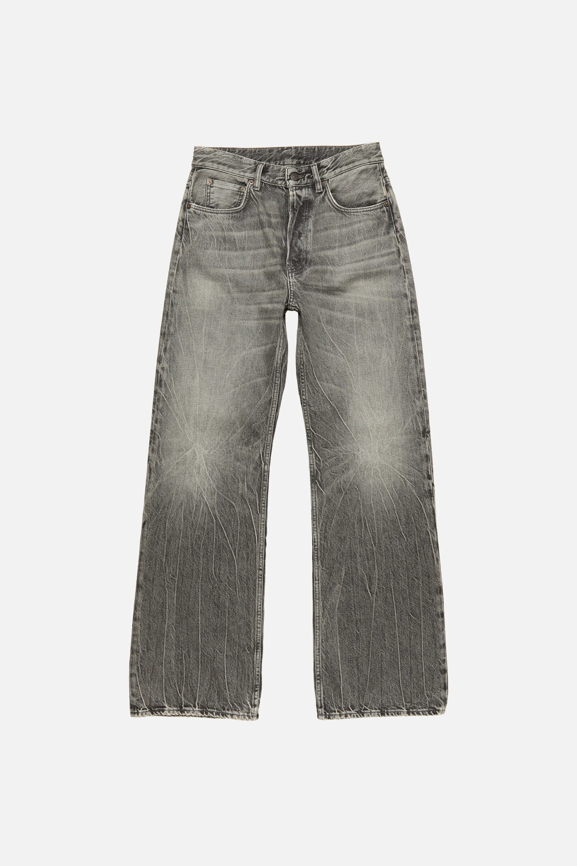 Regular fit jeans - 2021F - Washed Black - 1