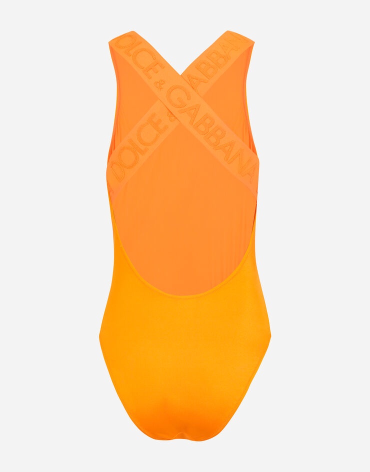 Halterneck racer swimsuit - 3