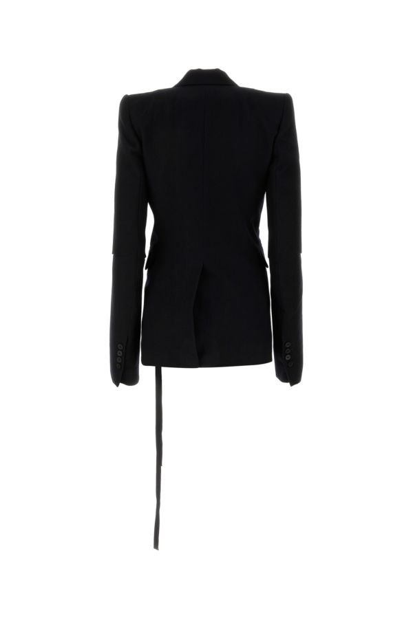 Black felt Rachele blazer - 3