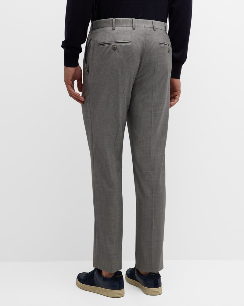 Brioni Men's Wool Sharkskin Pants outlook
