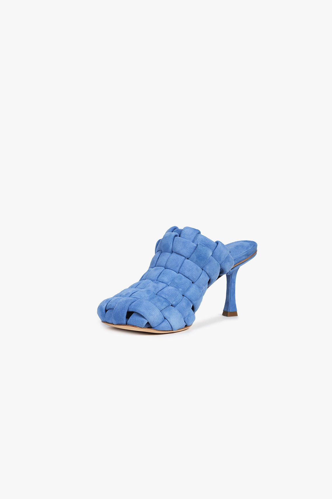 【関税込み】A.W.A.K.E. MODE 'Wilma Chubby' mules A.W.A.K.E. MODE WILMA CHUBBY HIGH HEEL MULE CORNFLOWER