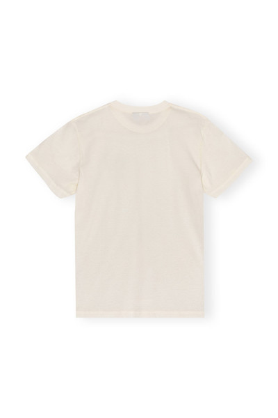GANNI WHITE RELAXED LOVECLUB T-SHIRT outlook