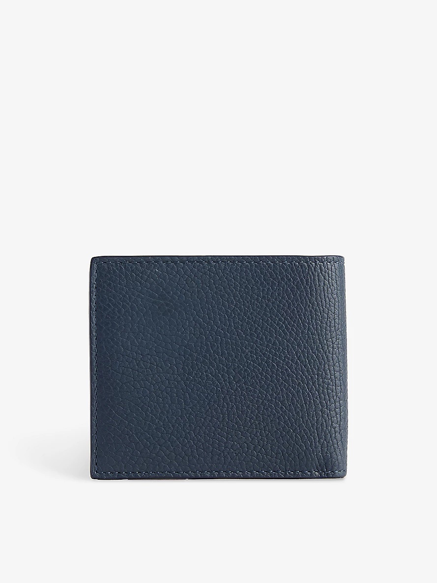 B Cut leather bifold wallet - 3