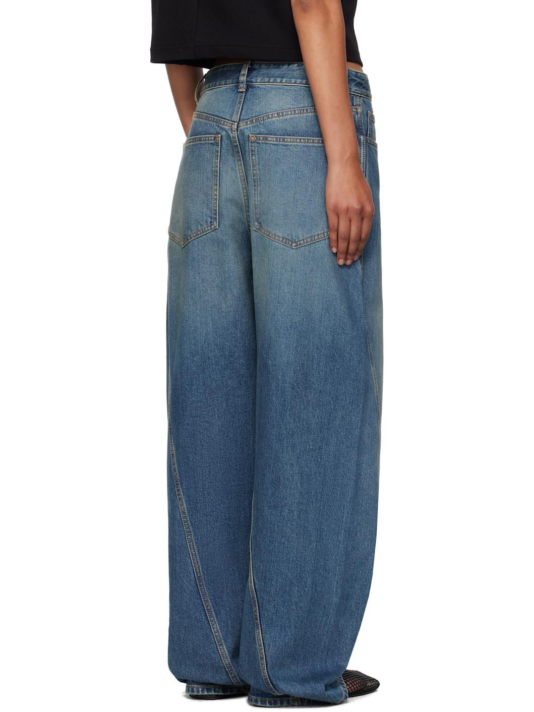 Blue Twisted Jeans - 3