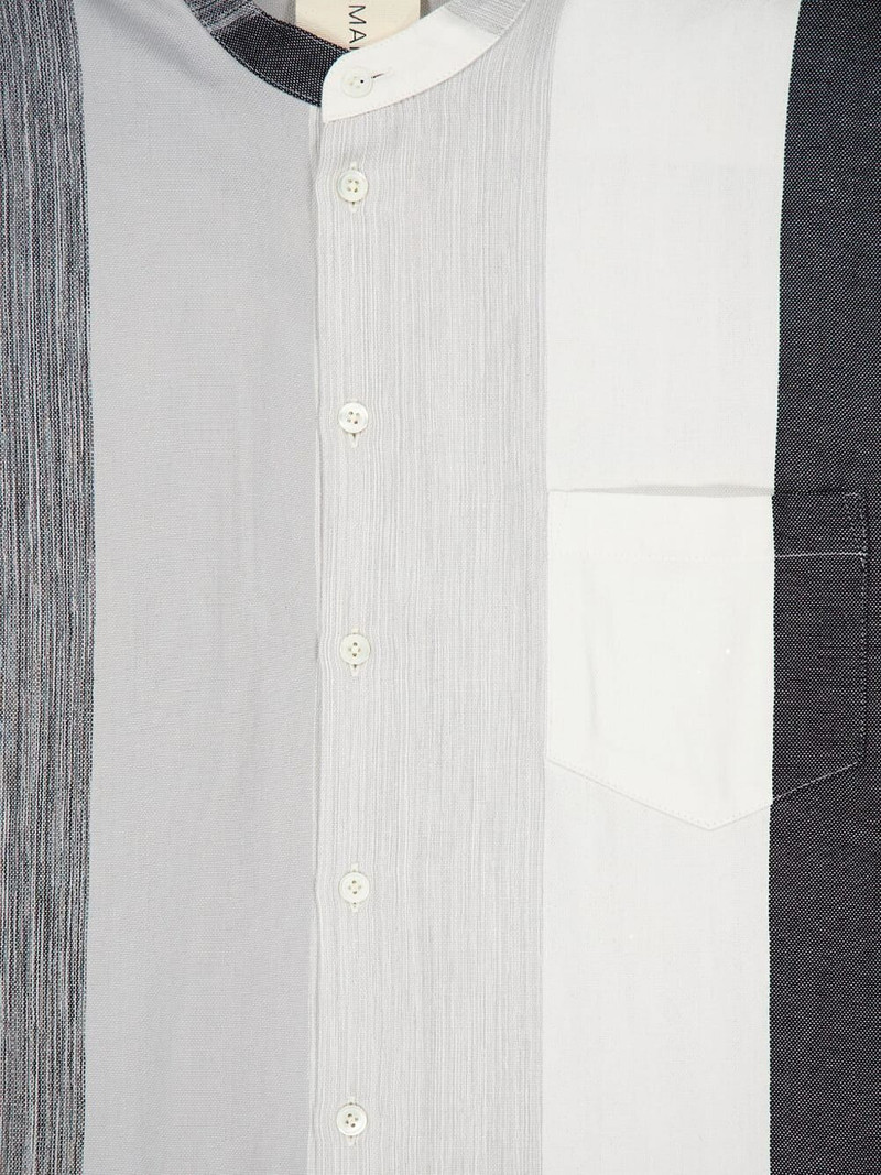 stripe panelled shirt 3