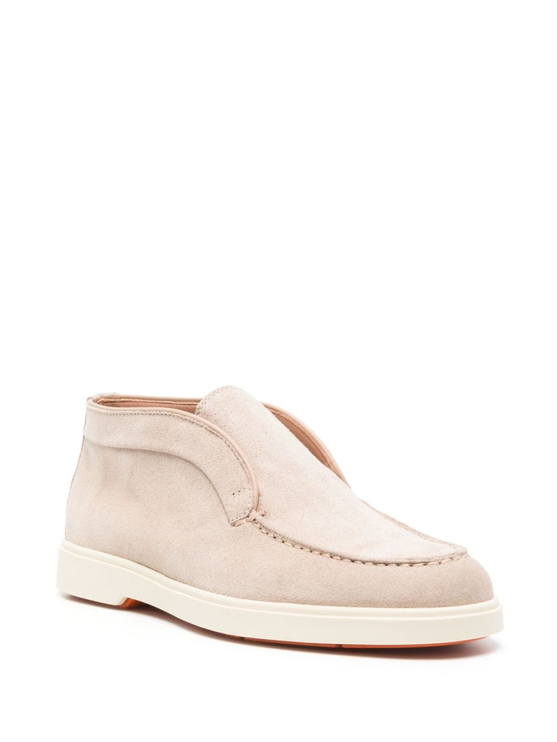 Santoni suede loafers outlook