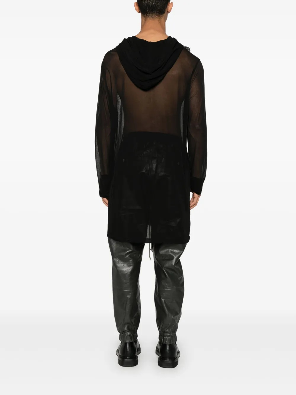 RICK OWENS - Men Viscose Hoodie - 3