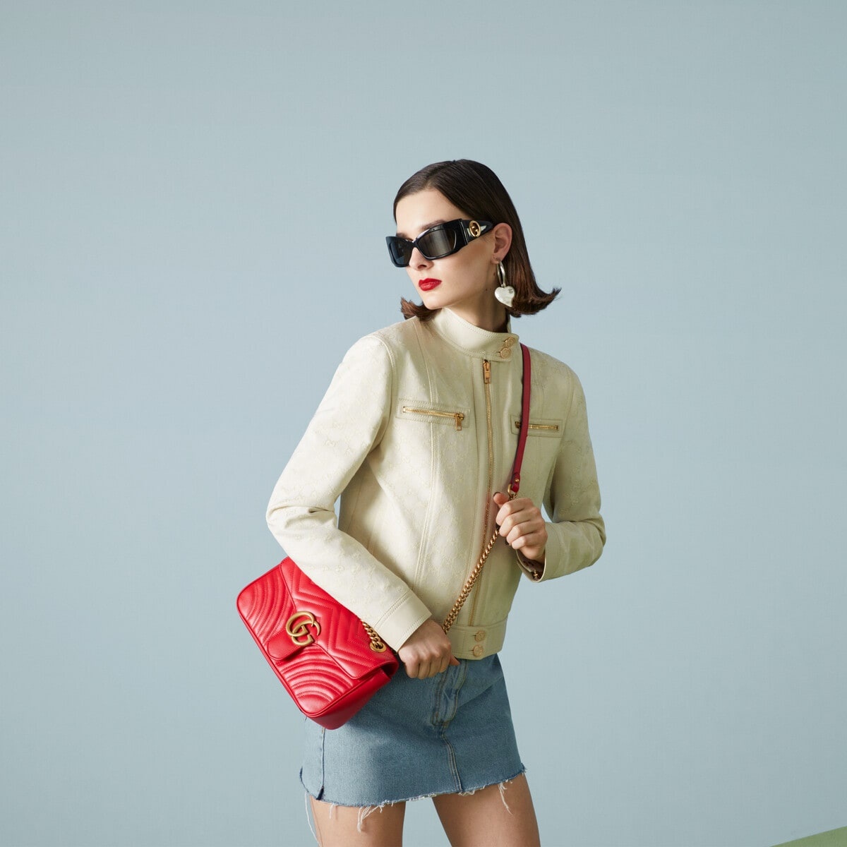 GG Marmont small shoulder bag - 3
