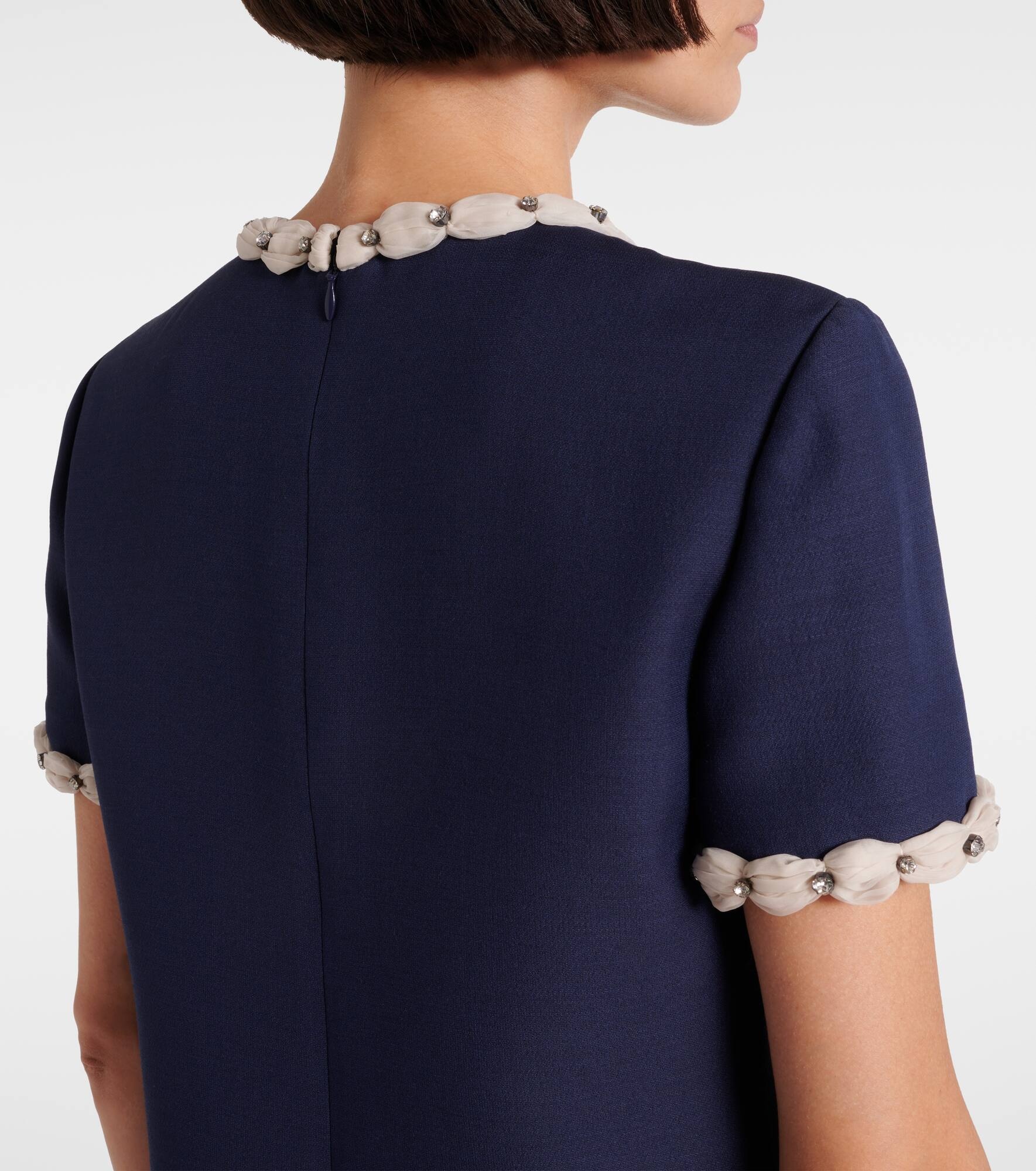 Crepe Couture embellished minidress - 5