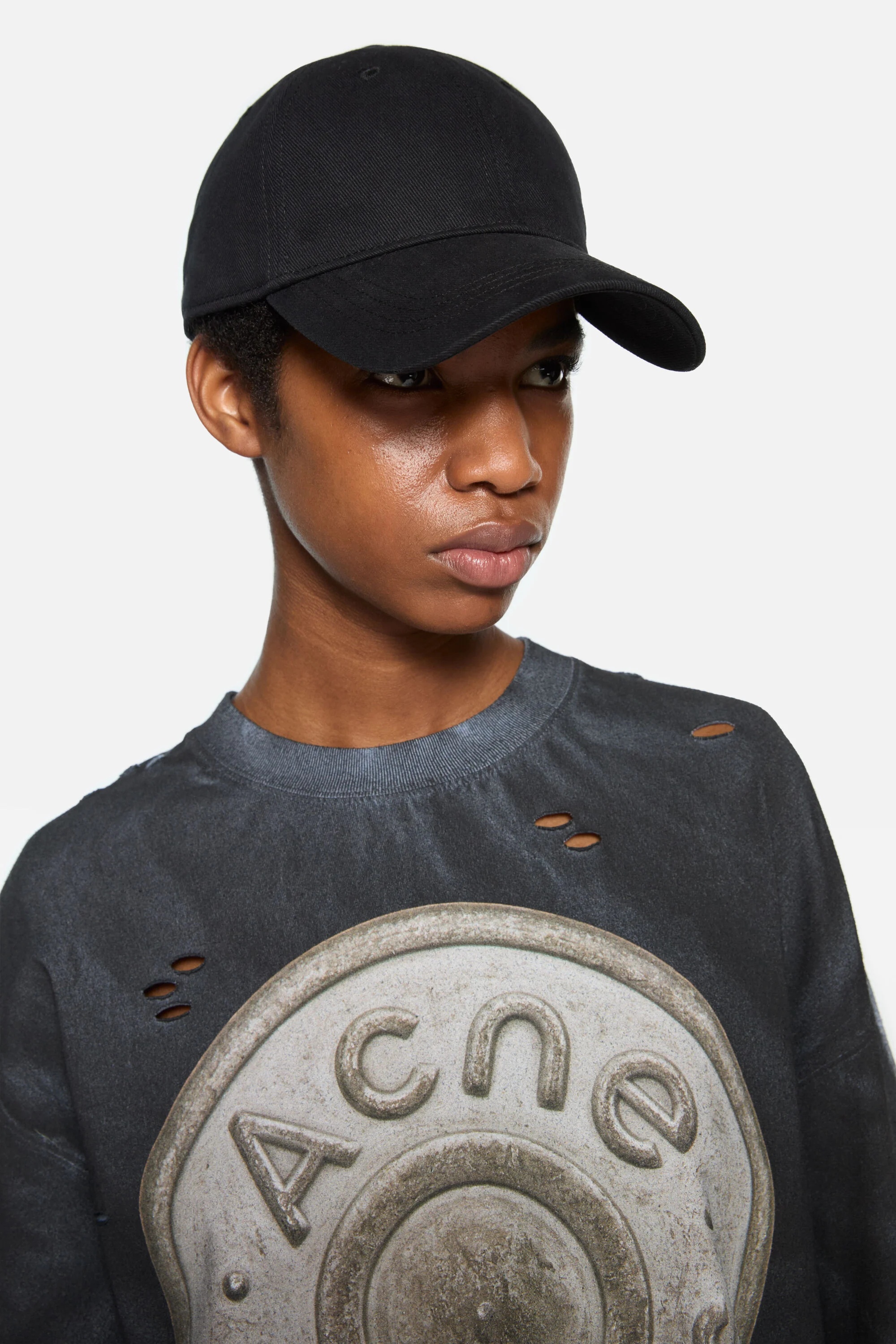 Twill logo cap - Black - 2