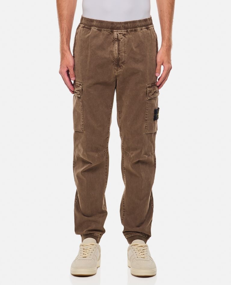 CARGO 313L1 STRETCH BROKEN TWILL ORGANIC COTTON 'OLD' EFFECT - 1