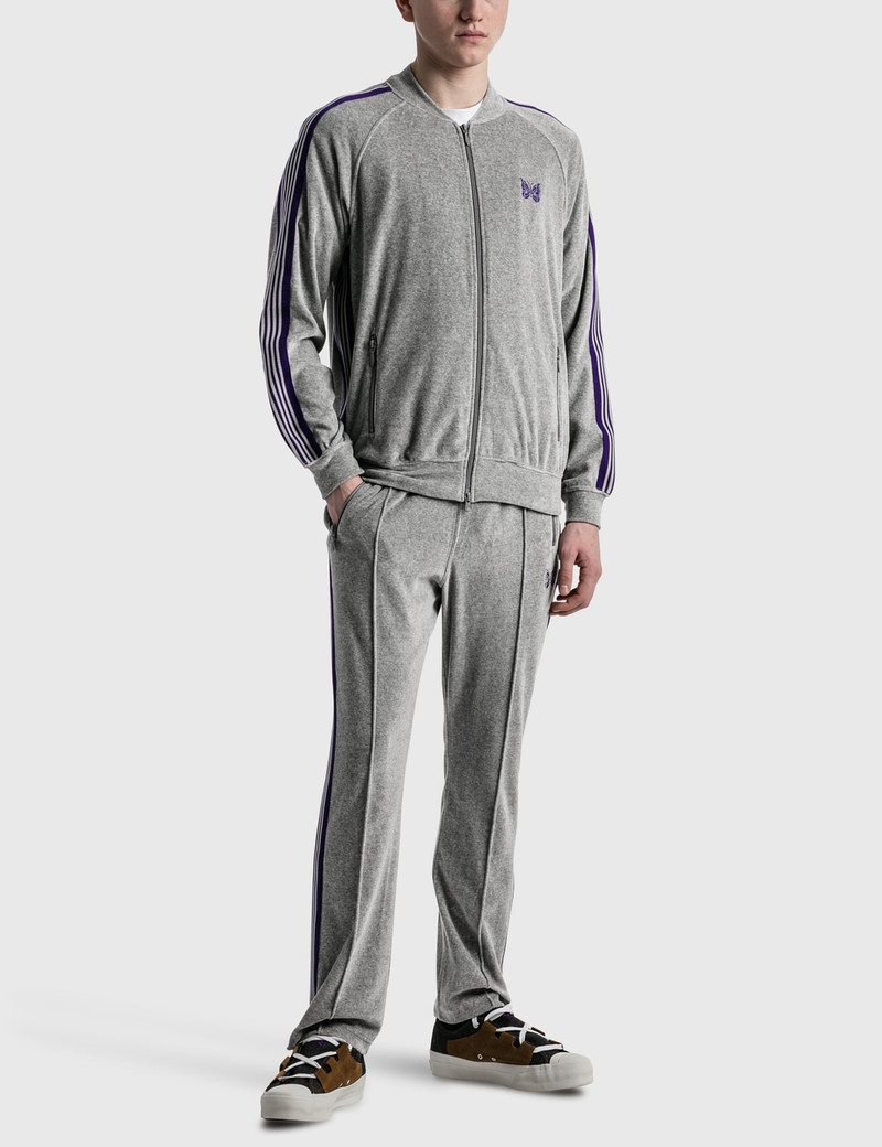 NEEDLES VELOUR NARROW TRACK PANTS outlook