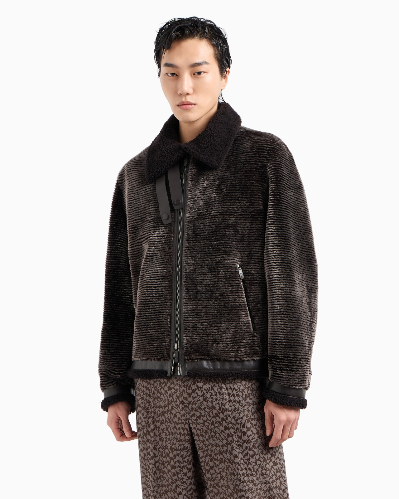 BRISÉ SHEARLING BLOUSON - 4