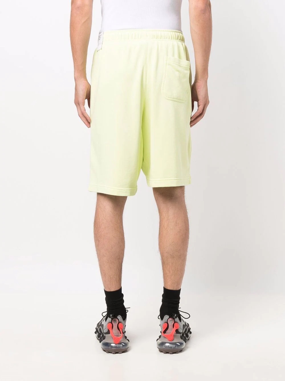 drawstring track shorts - 4