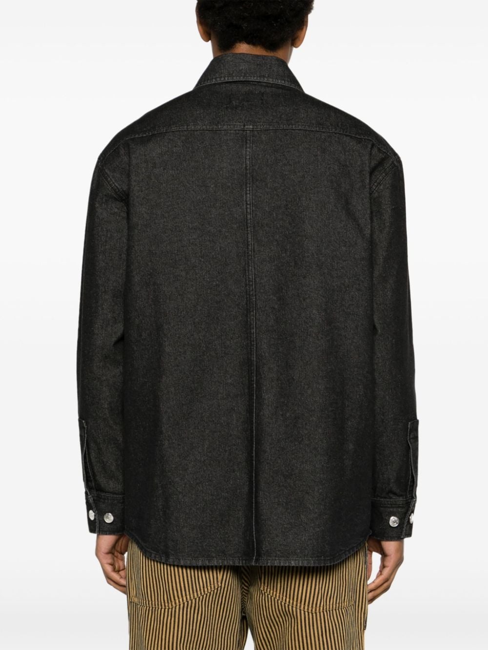 Tiger Head cotton shirt jacket - 4