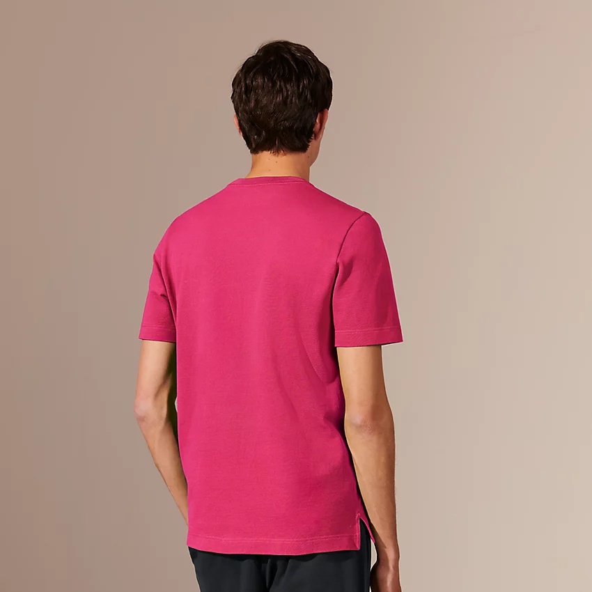 "H" embroidered T-shirt - 3