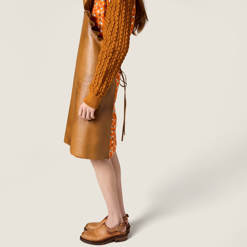 Leather pinafore apron 6