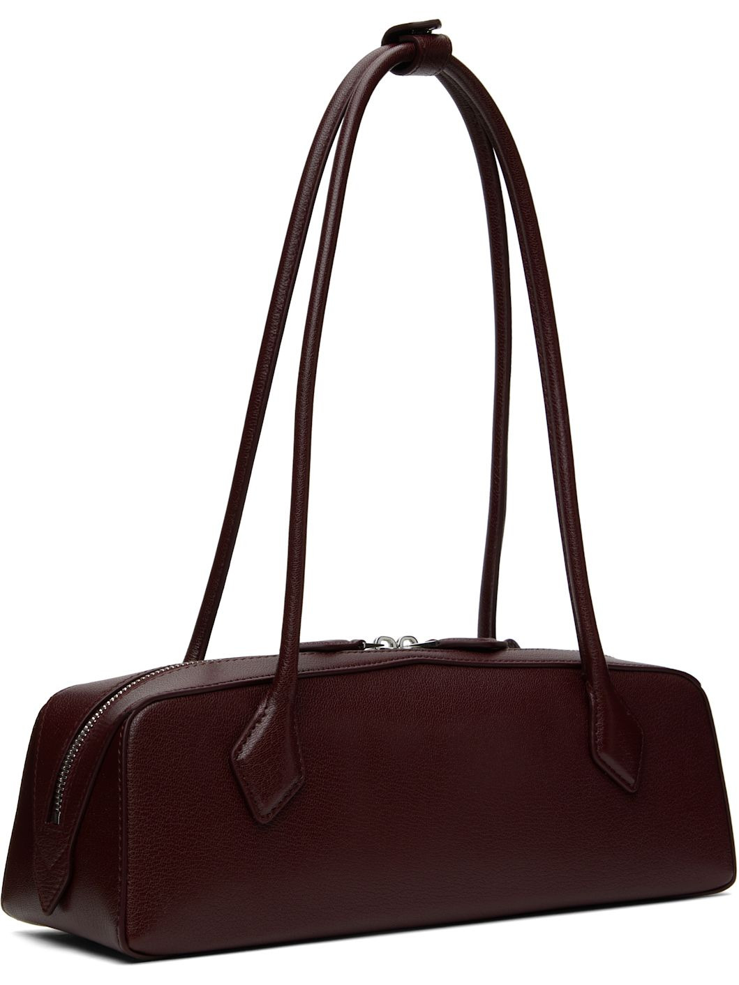 Burgundy 'Le Teckel' Medium Bag - 3